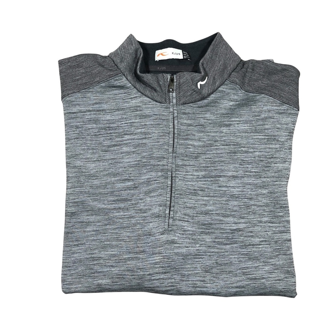KJUS Liam Techwool Half Zip Mens XL Merino‎ Blend Sweater Pullover Golf - Picture 8 of 13